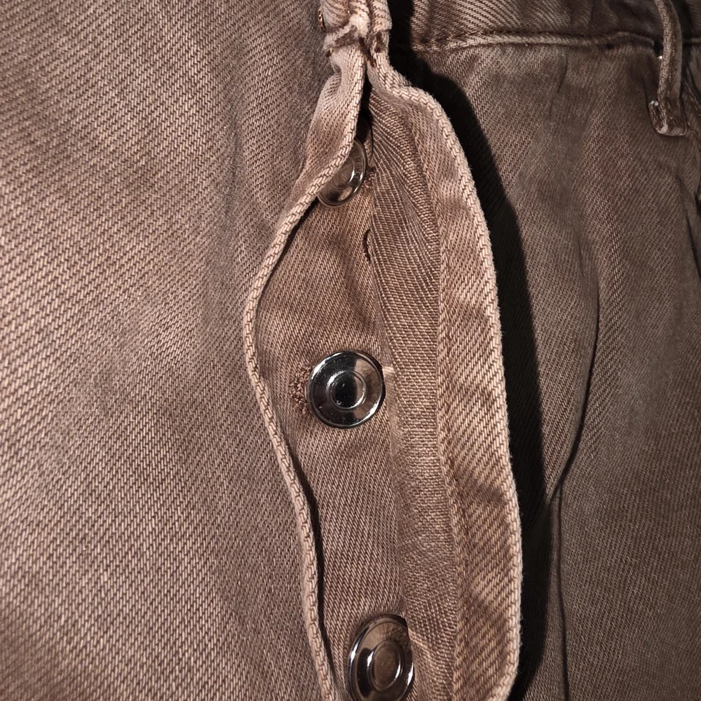 Fashion Nova Chocolate Straight Leg Jeans - Picture 3 of 5